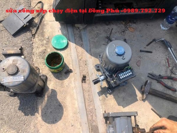 sửa motor cổng xếp chạy điện tại đồng phú