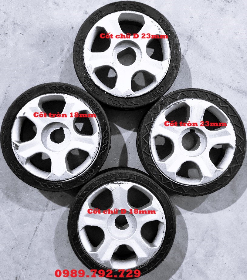 bánh xe cổng xếp tự động tại hải phòng