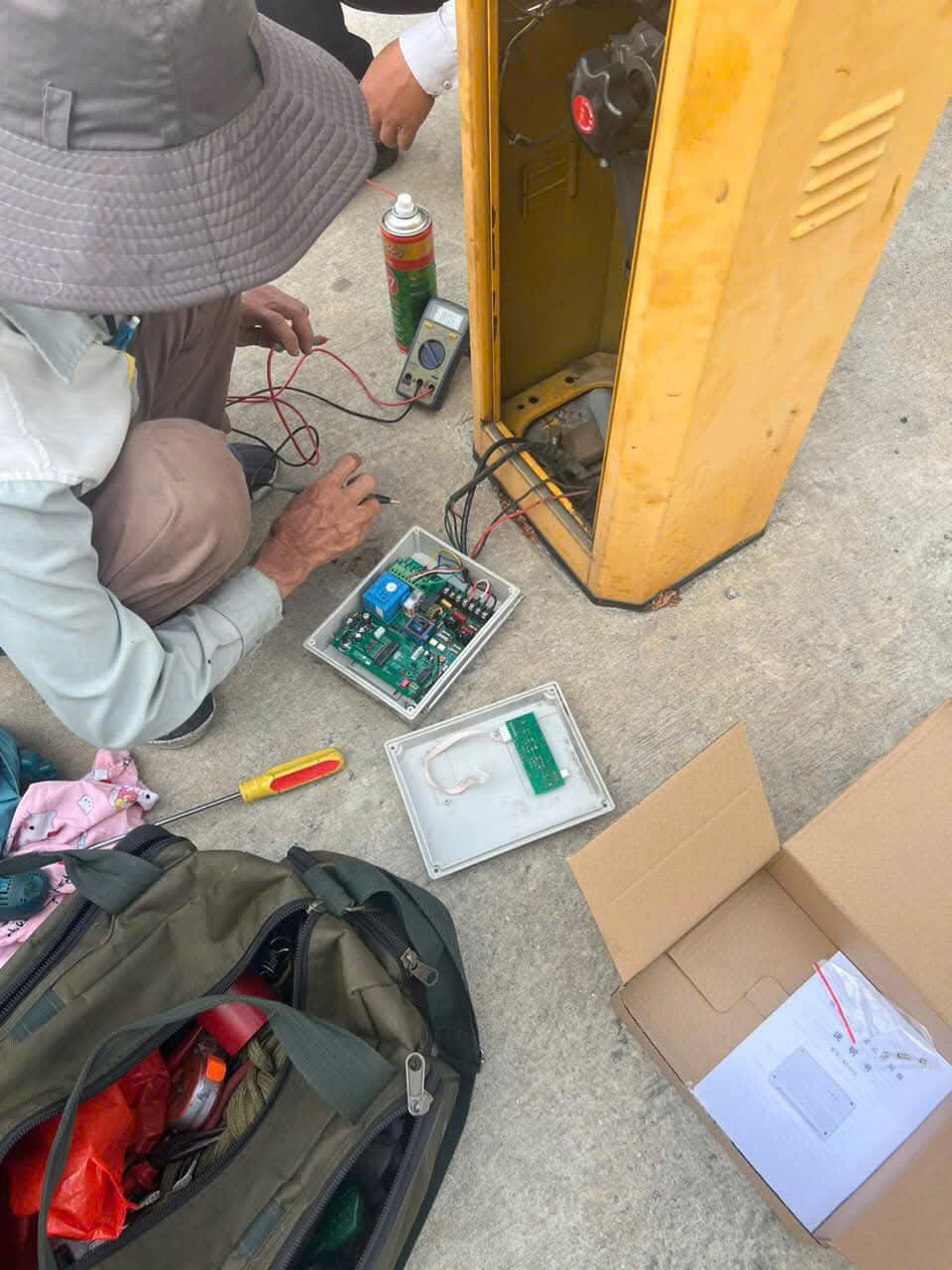 sửa thanh chắn barie tại bình dương