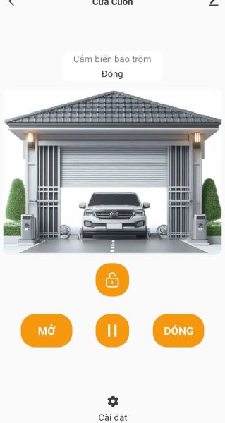 cách cài đặt bộ điều khiển cửa cổng qua điện thoại