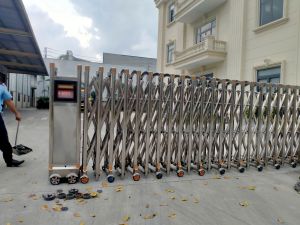 phụ kiện cổng xếp ở ninh bình
