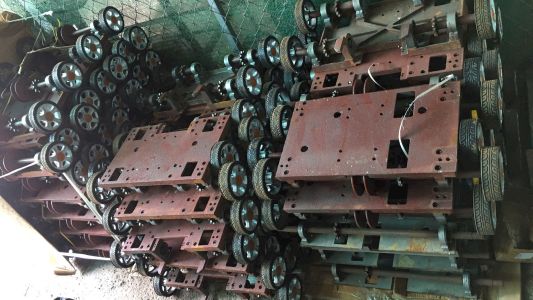 bệ motor cổng xếp tại cần thơ