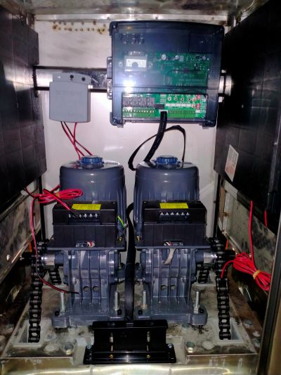 motor cổng xếp ở hải phòng