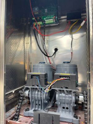 motor cổng xếp tại hải phòng